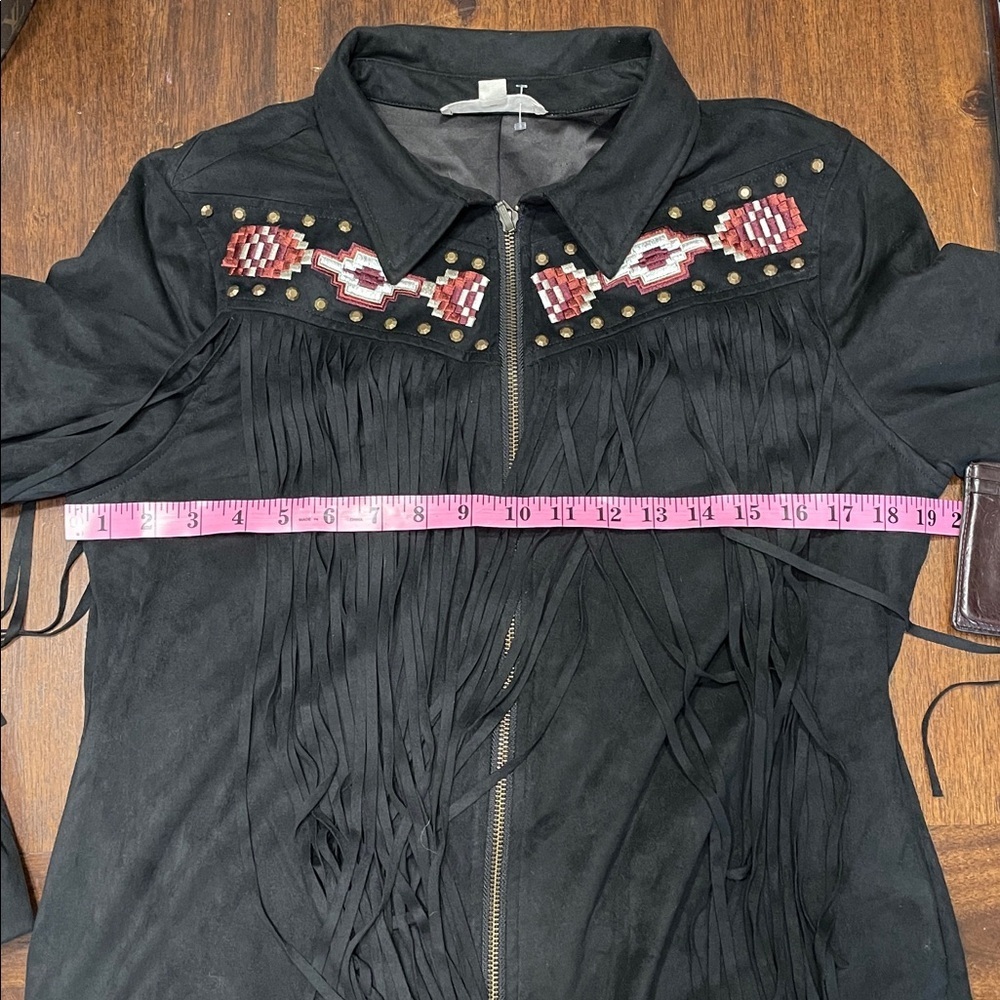 Idyllwind Spell fringe faux leather jacket - Picture 10 of 11